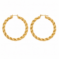 Sienna Twist Hoop Earrings
