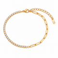 Clara Tennis Chain Bracelet
