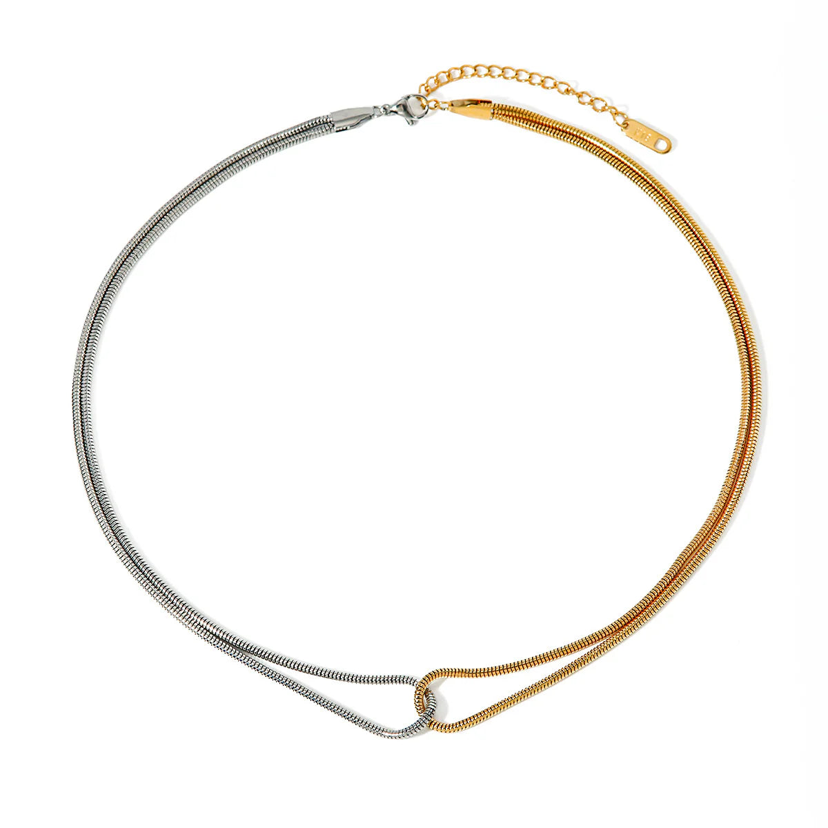 Duo Snake Chain Necklace