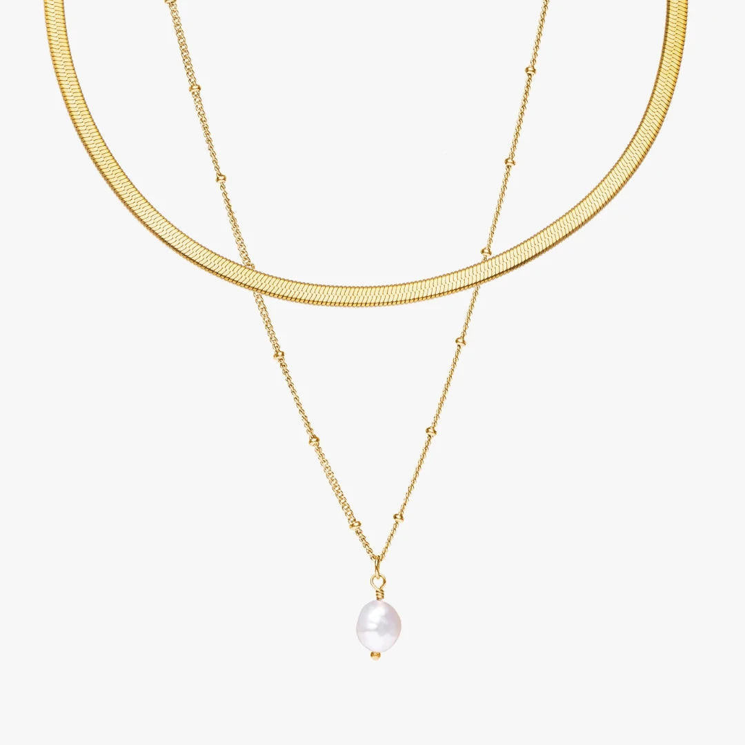 Serena Pearl Necklace Bundle