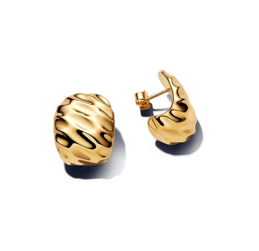 Valeria Dome Hoop Earrings