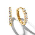 Aveline Pavé Hoop Earrings