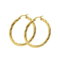 Sienna Twist Hoop Earrings