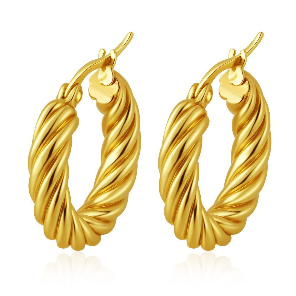 Riviera Rope Hoop Earrings