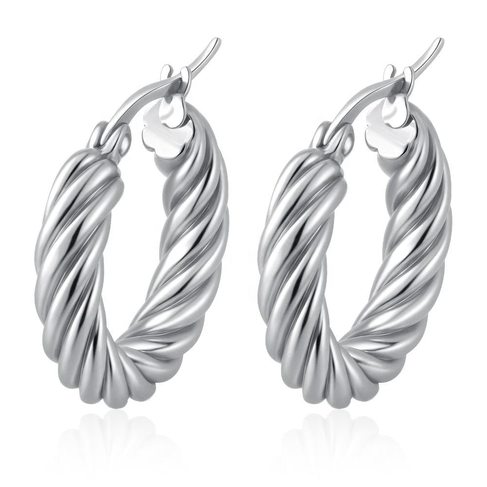 Riviera Rope Hoop Earrings