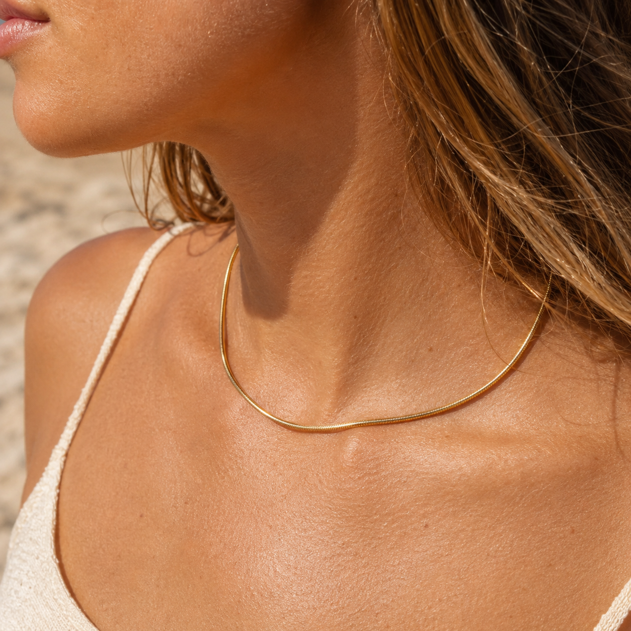 Elena Snake Chain Necklace