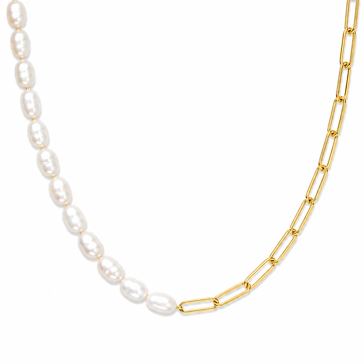 Capri Pearl Chain Necklace