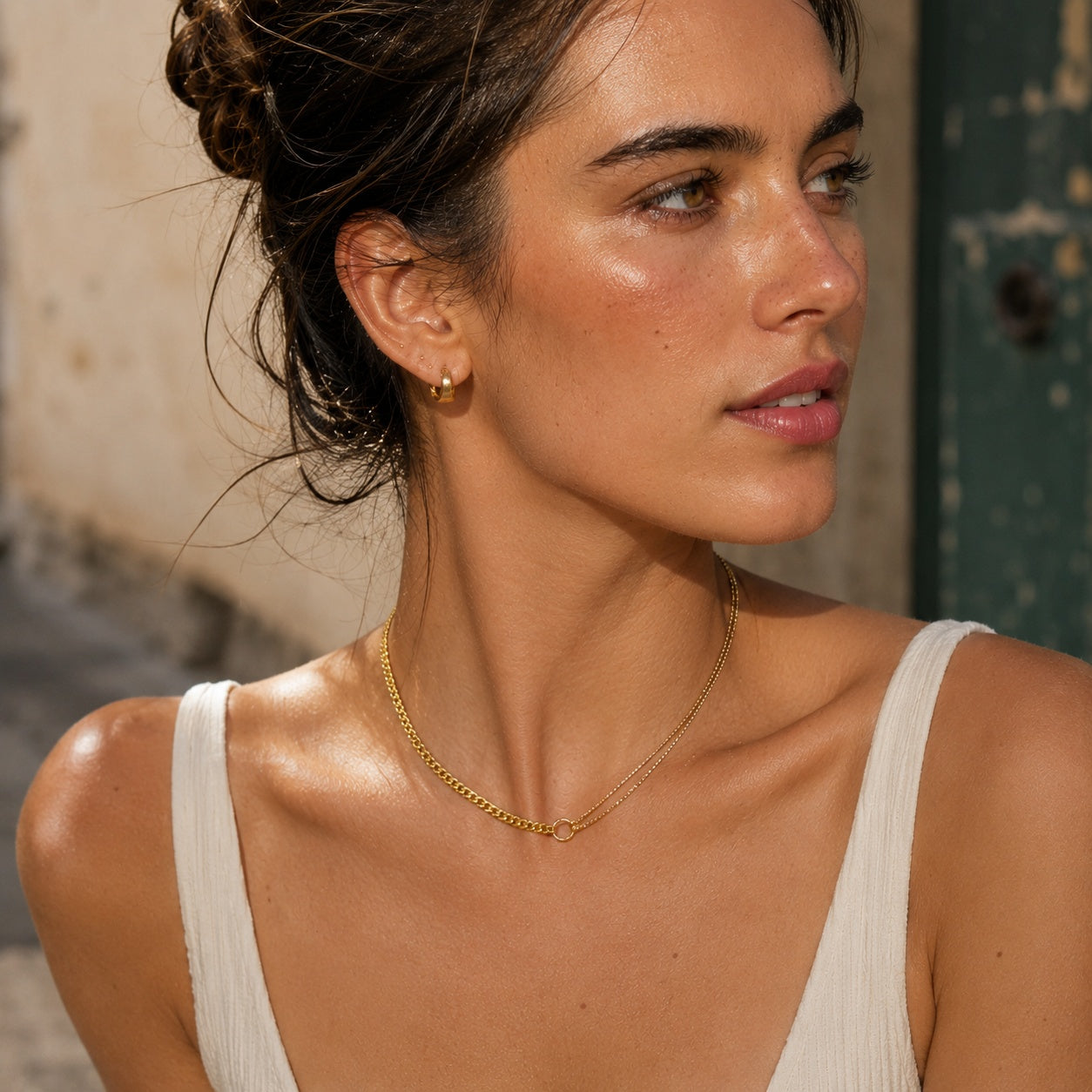 Elara Double Chain Necklace