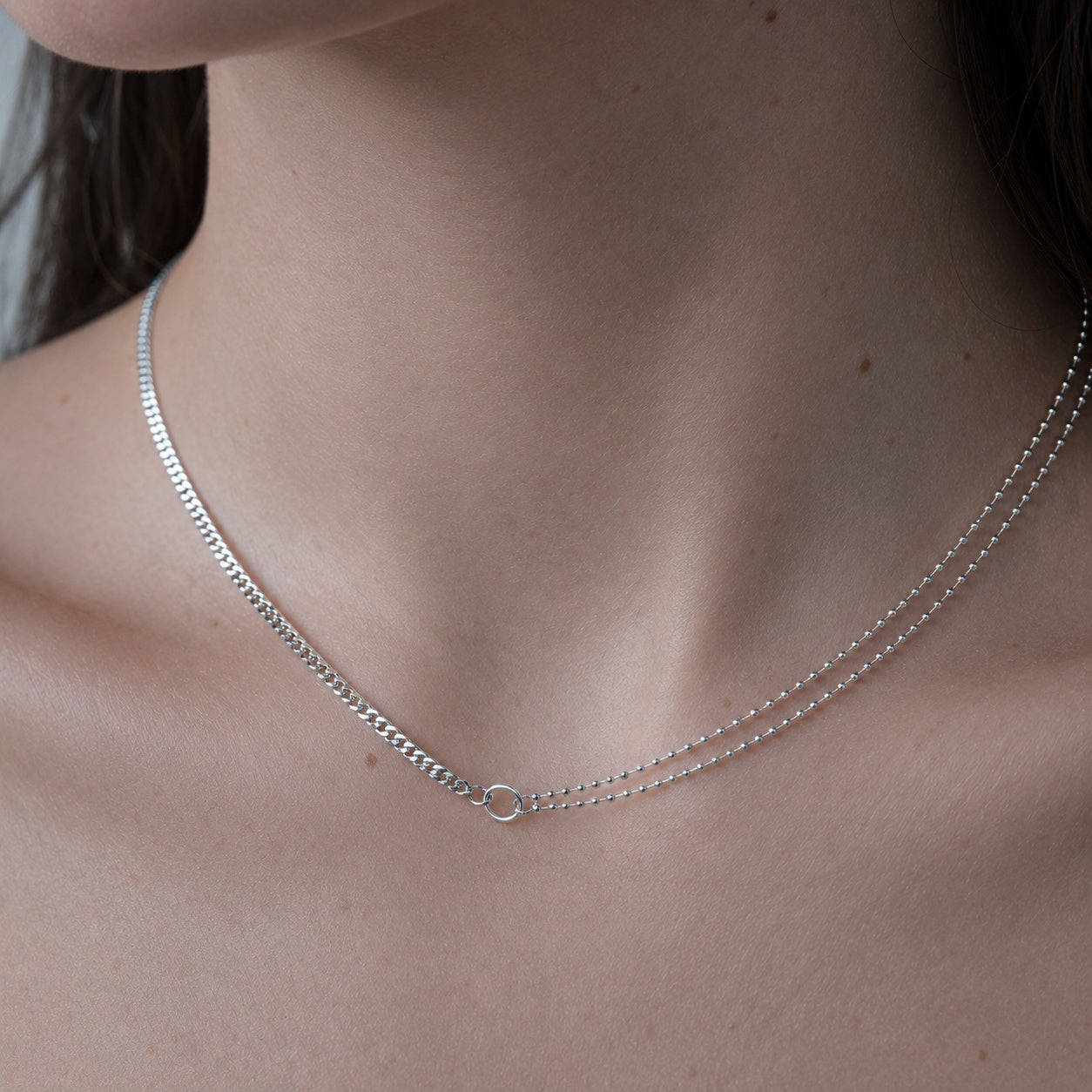 Elara Double Chain Necklace