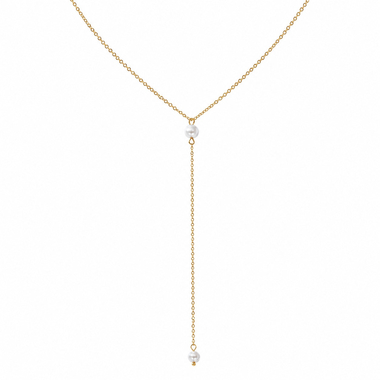 Luna Drop Pearl Necklace