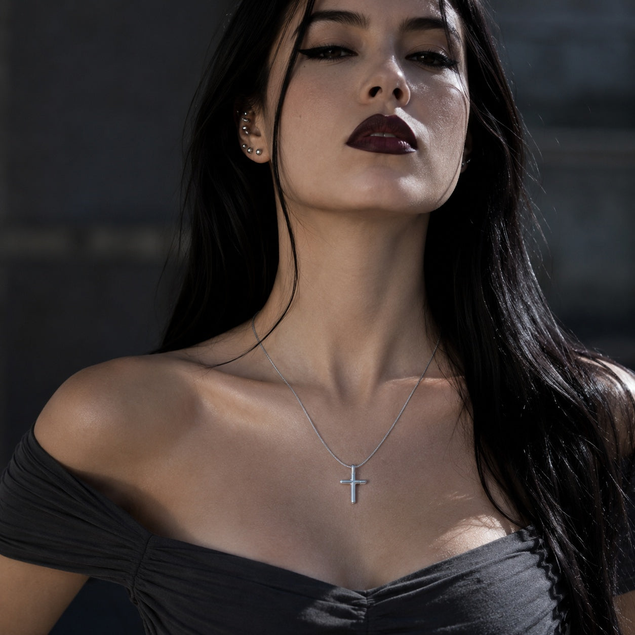 Seraphina Cross Necklace