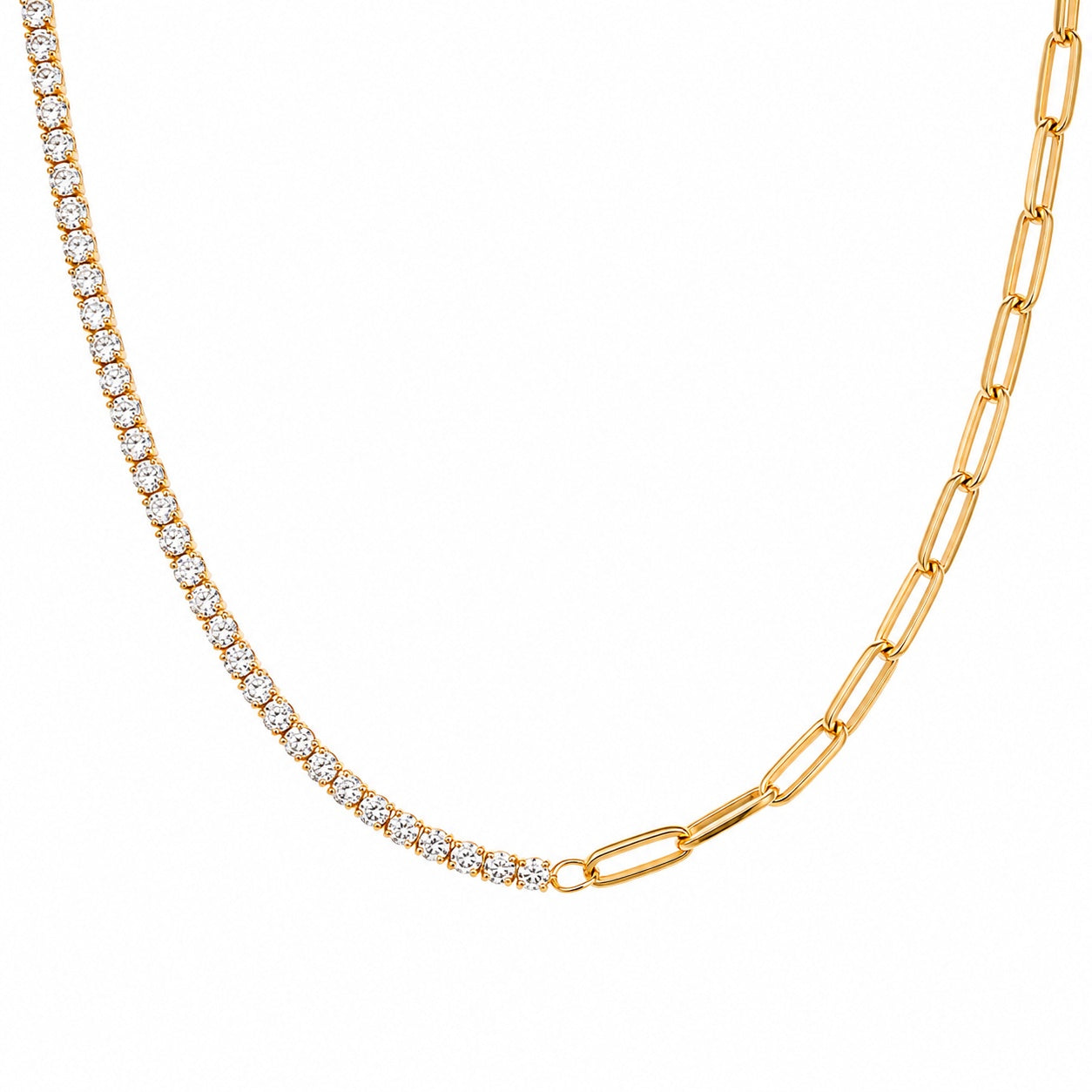 Clara Tennis Chain Necklace