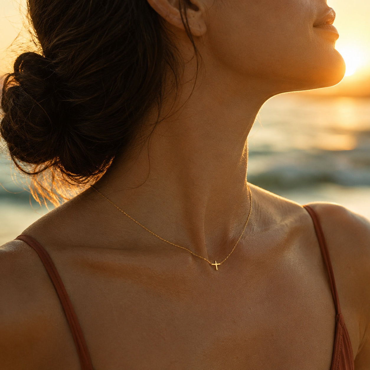 Celia Cross Necklace