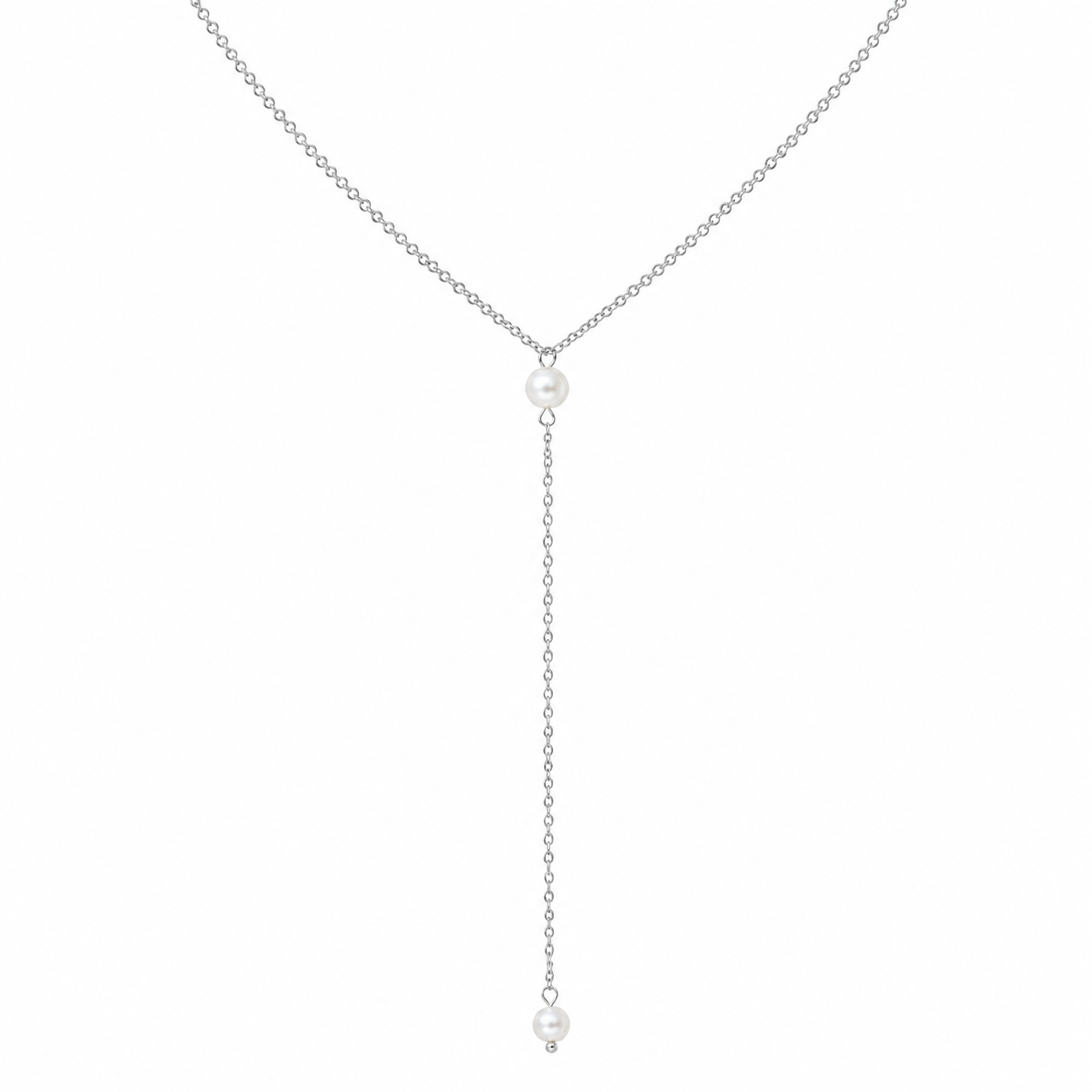 Luna Drop Pearl Necklace